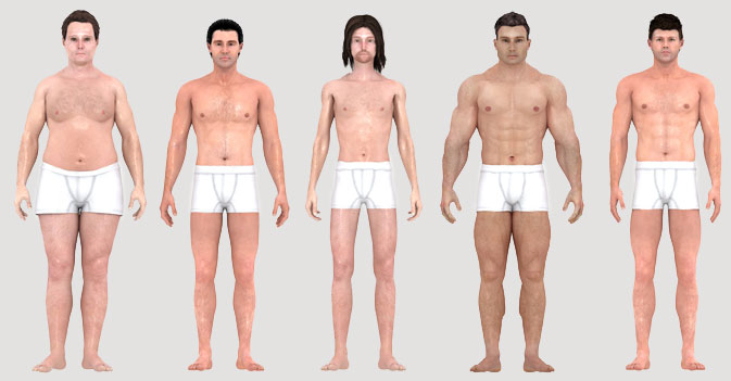 History of attractive face and body ideals for boys and men